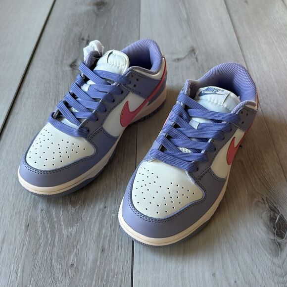 Nike Dunk Low indigo haze Women's Size 6.5 Men's 5 in lavender/pink NWT in box - Picture 10 of 12